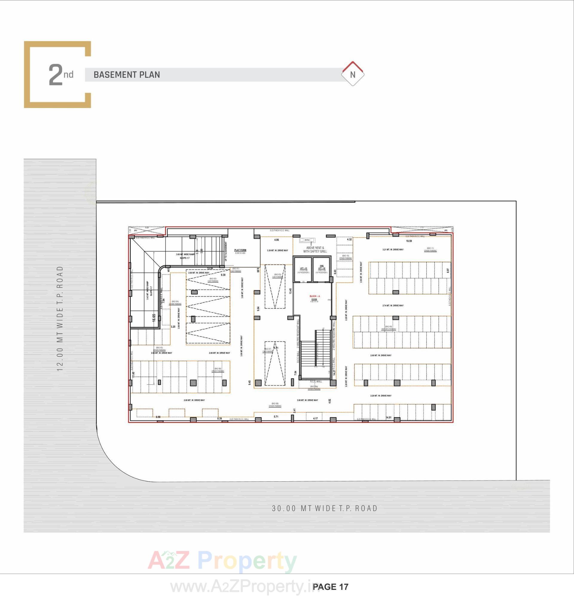Layout of real estate project Hilltown Square located at Nikol, Ahmedabad, Gujarat