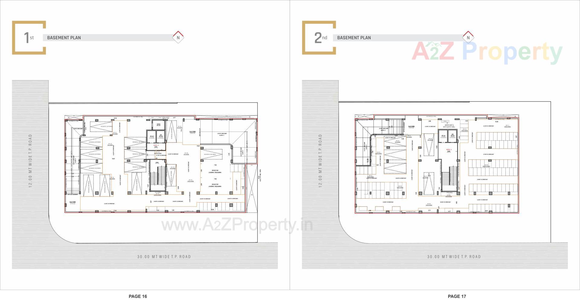 Layout of real estate project Hilltown Square located at Nikol, Ahmedabad, Gujarat