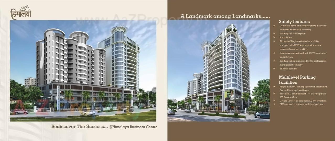 3D Elevation of real estate project Himalaya Elanza   Himalaya Busiess Centre located at New-wadaj, Ahmedabad, Gujarat