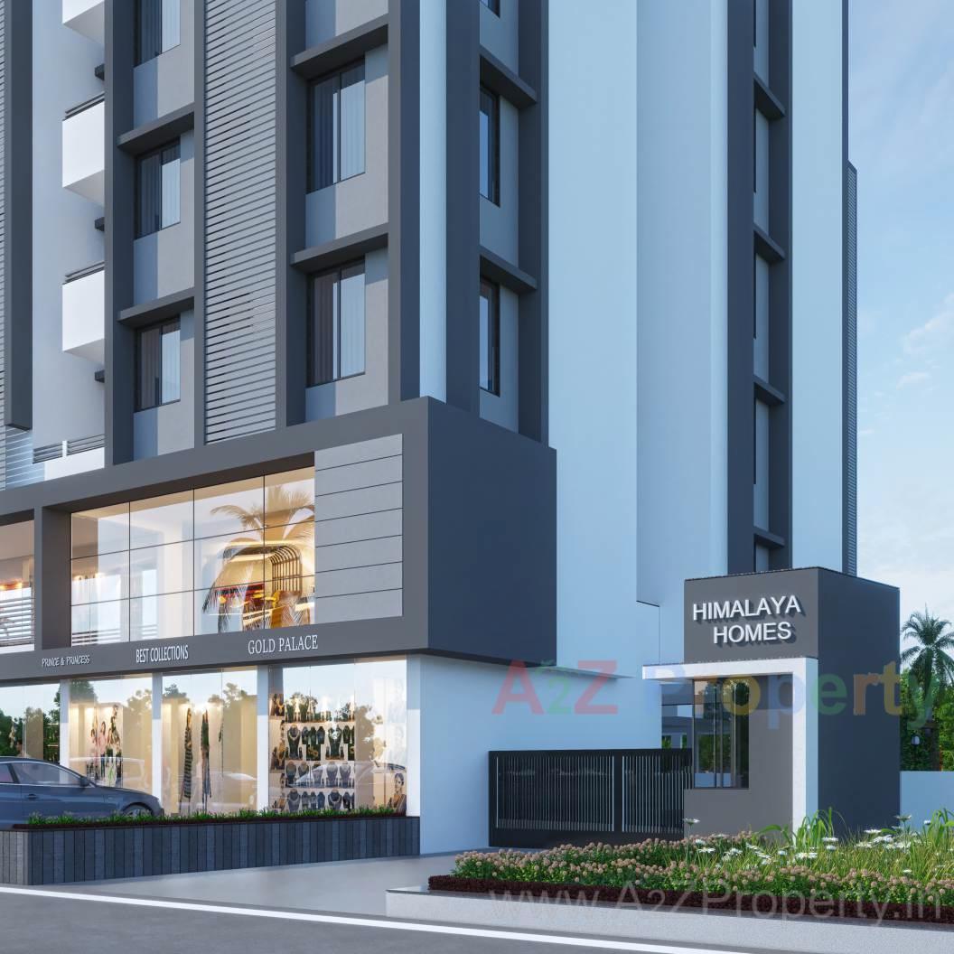3D Elevation of real estate project Himali Homes located at Odhav, Ahmedabad, Gujarat