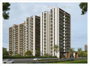 Elevation of real estate project Himshila Sky located at Hanspura, Ahmedabad, Gujarat