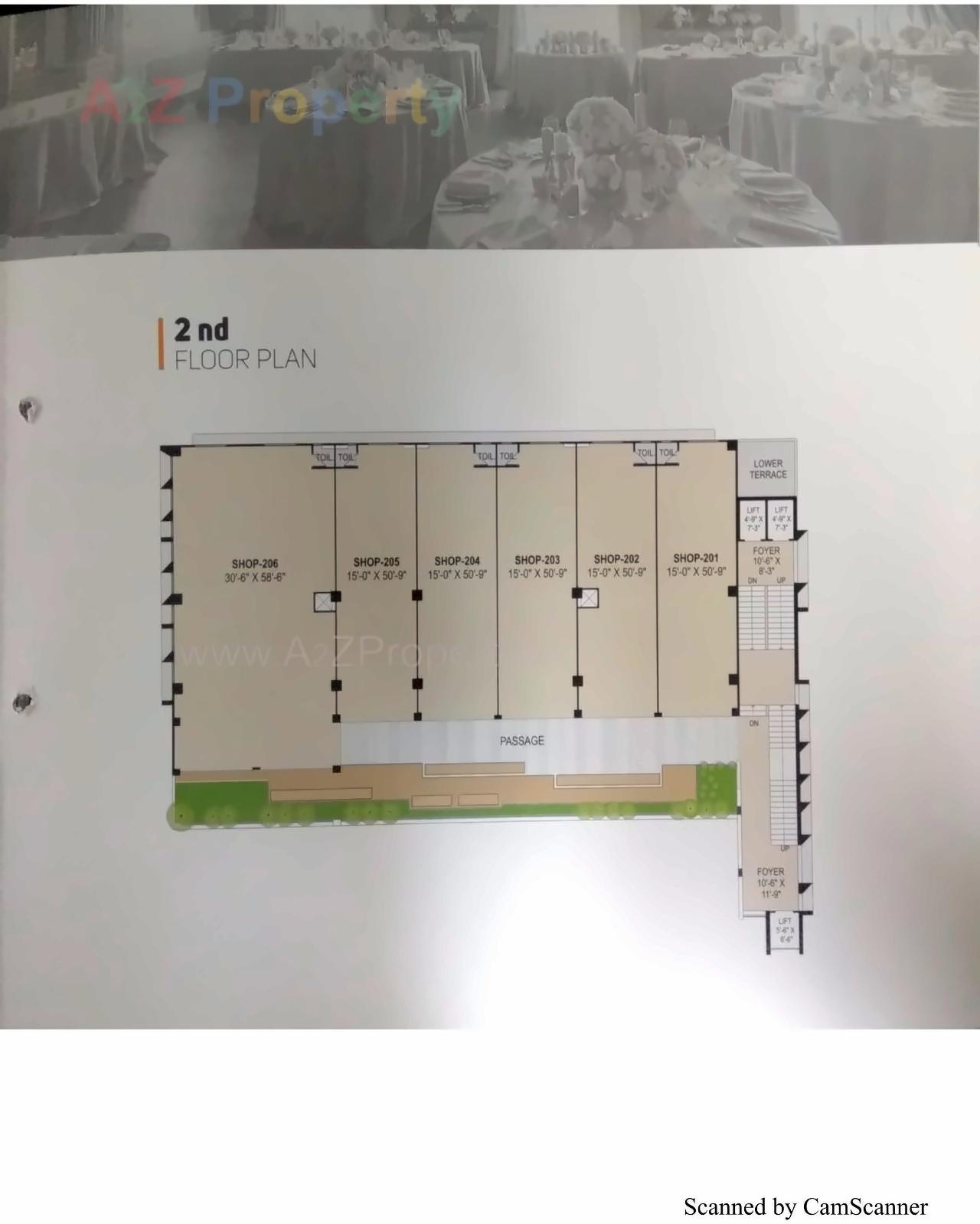 Layout of real estate project Hir Asha Square located at Bhadaj, Ahmedabad, Gujarat