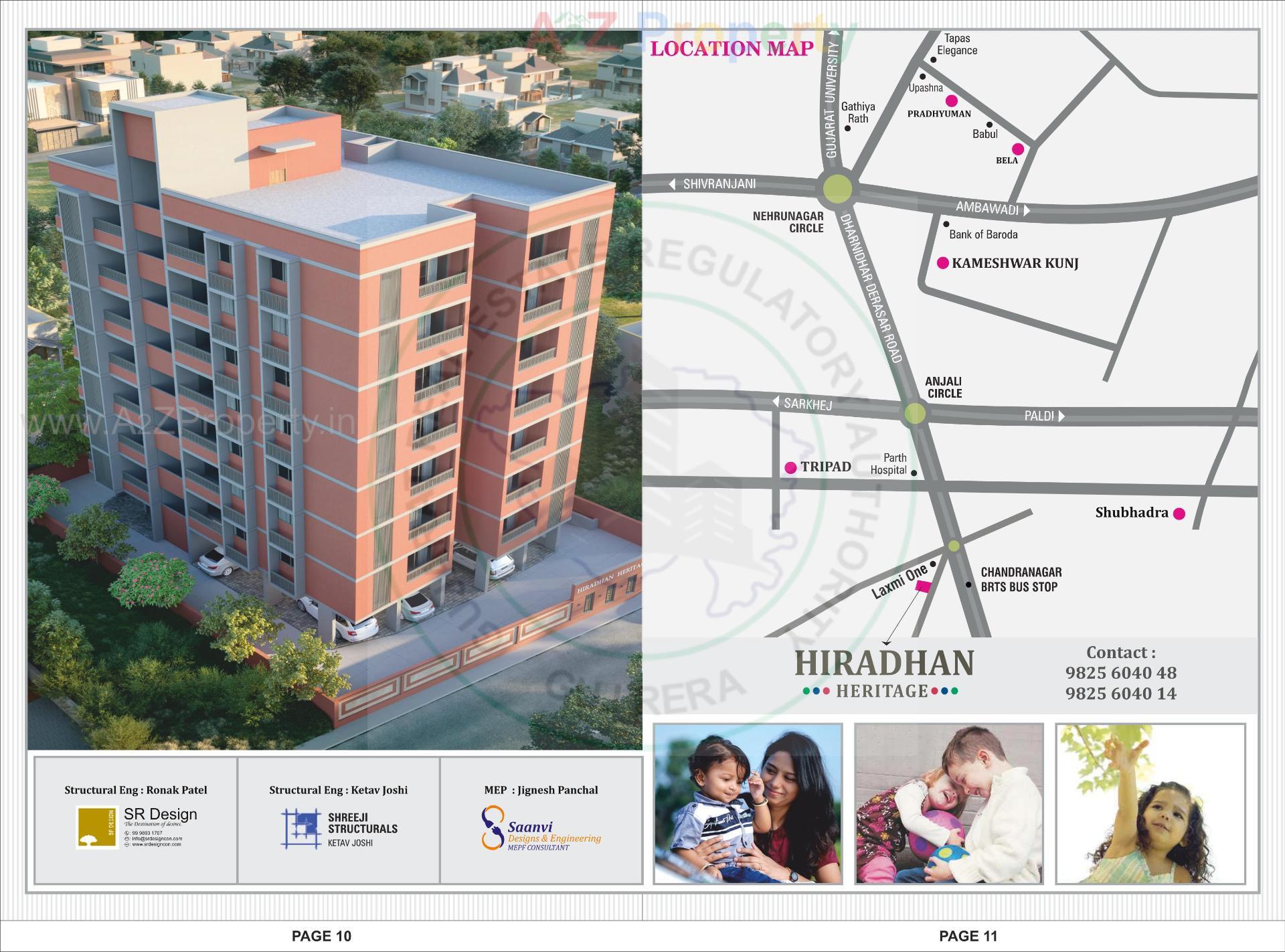  of real estate project Hiradhan Heritage located at Paldi, Ahmedabad, Gujarat