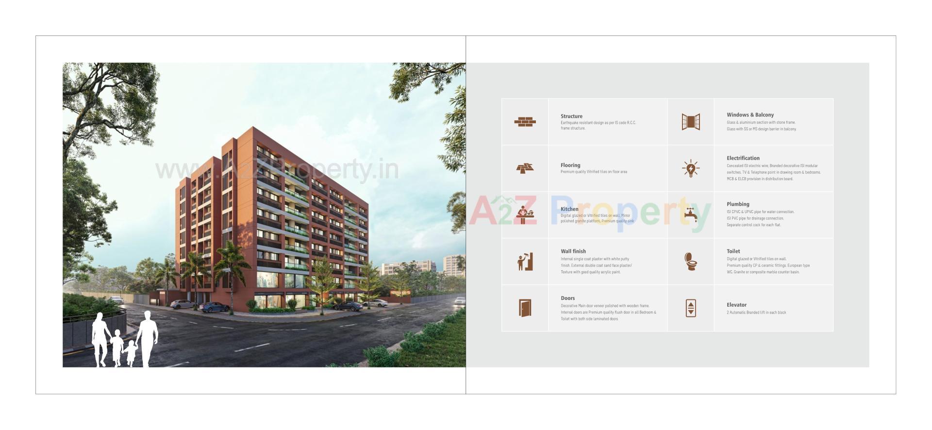  of real estate project Hiramani located at Ognaj, Ahmedabad, Gujarat