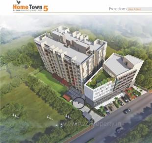 Elevation of real estate project Home Town located at Ranip, Ahmedabad, Gujarat