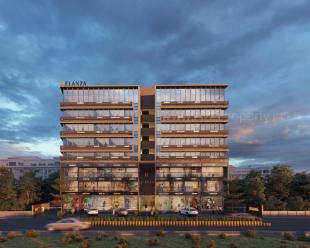 Elevation of real estate project Hr Elanza located at Paldi, Ahmedabad, Gujarat