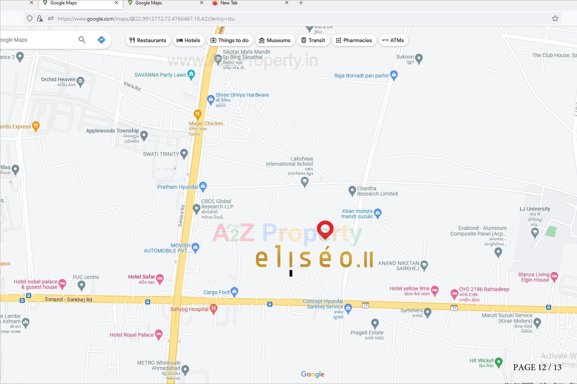  of real estate project Hr Eliseo Ii located at Okaf, Ahmedabad, Gujarat