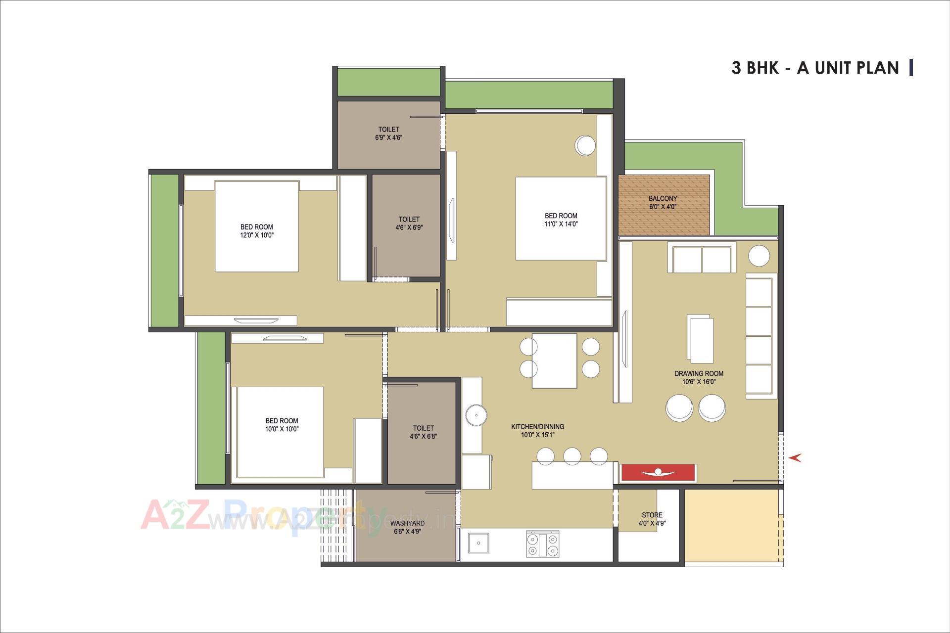 Layout of real estate project Hr Eternia located at Shela, Ahmedabad, Gujarat