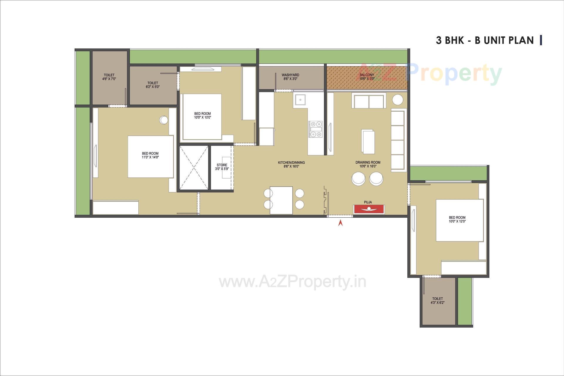 Layout of real estate project Hr Eternia located at Shela, Ahmedabad, Gujarat