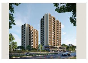 Elevation of real estate project Hr Evernest located at Ghuma, Ahmedabad, Gujarat