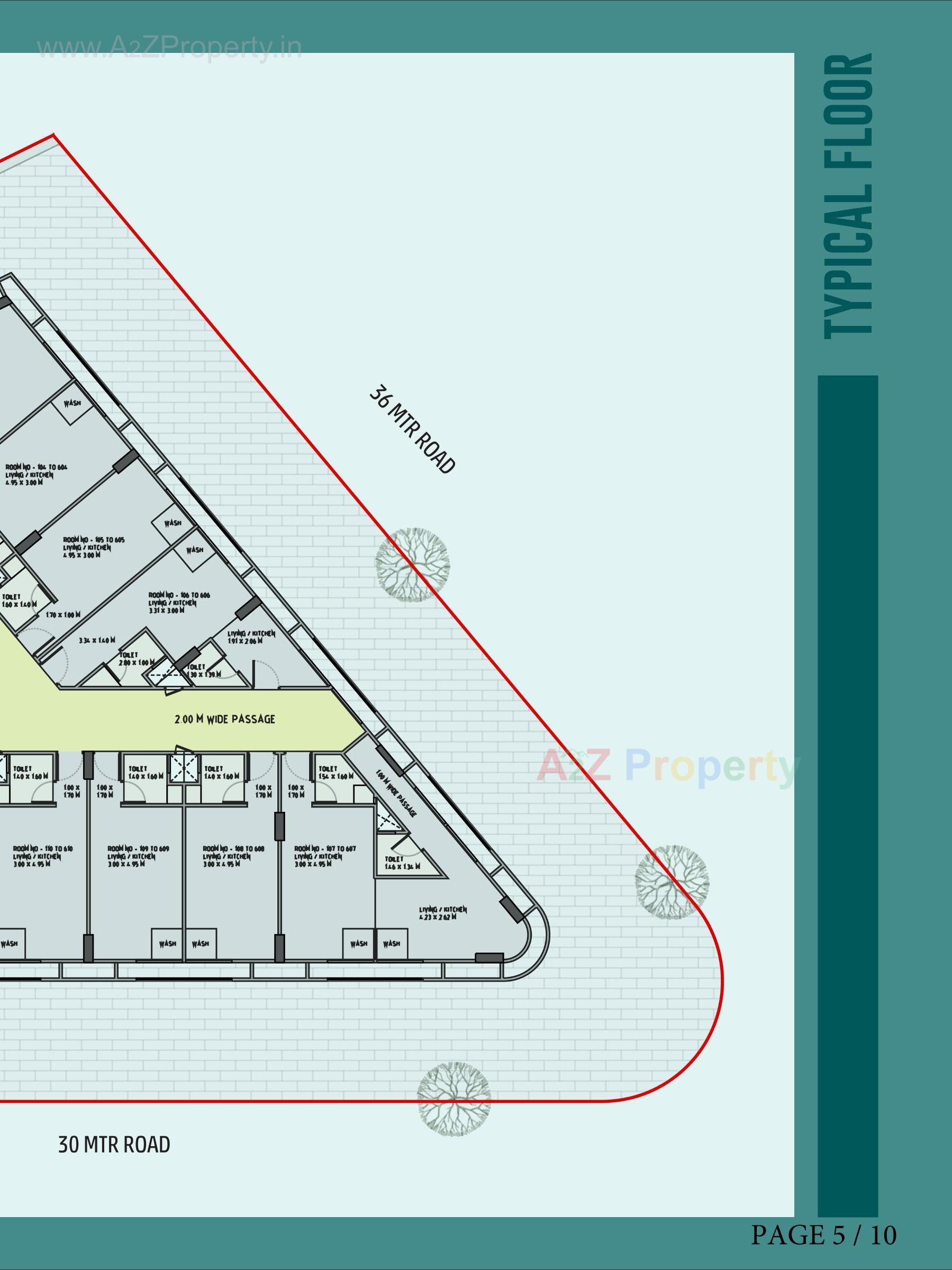 Layout of real estate project Hr Exeter Ii located at Paldi, Ahmedabad, Gujarat