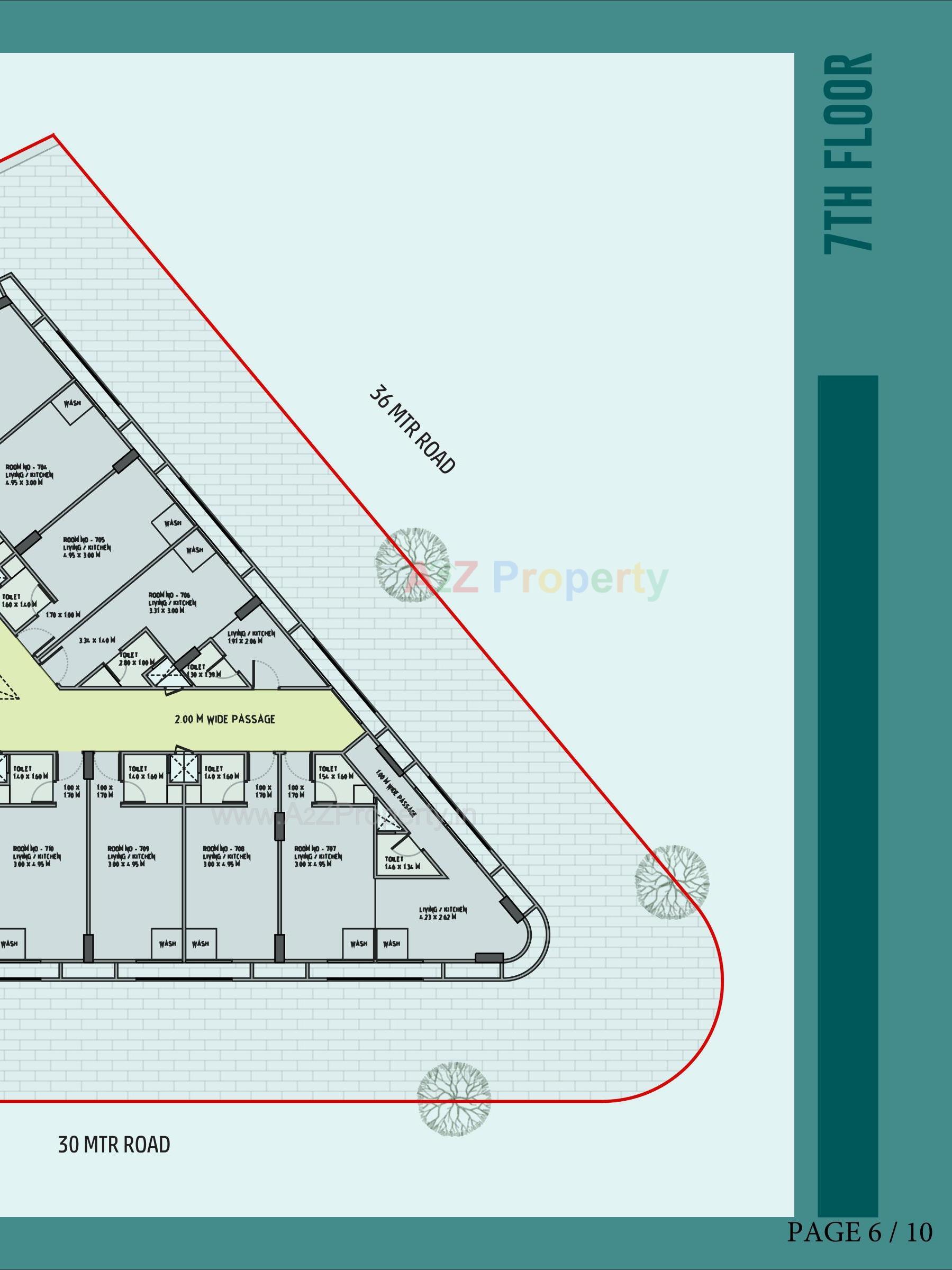 Layout of real estate project Hr Exeter Ii located at Paldi, Ahmedabad, Gujarat