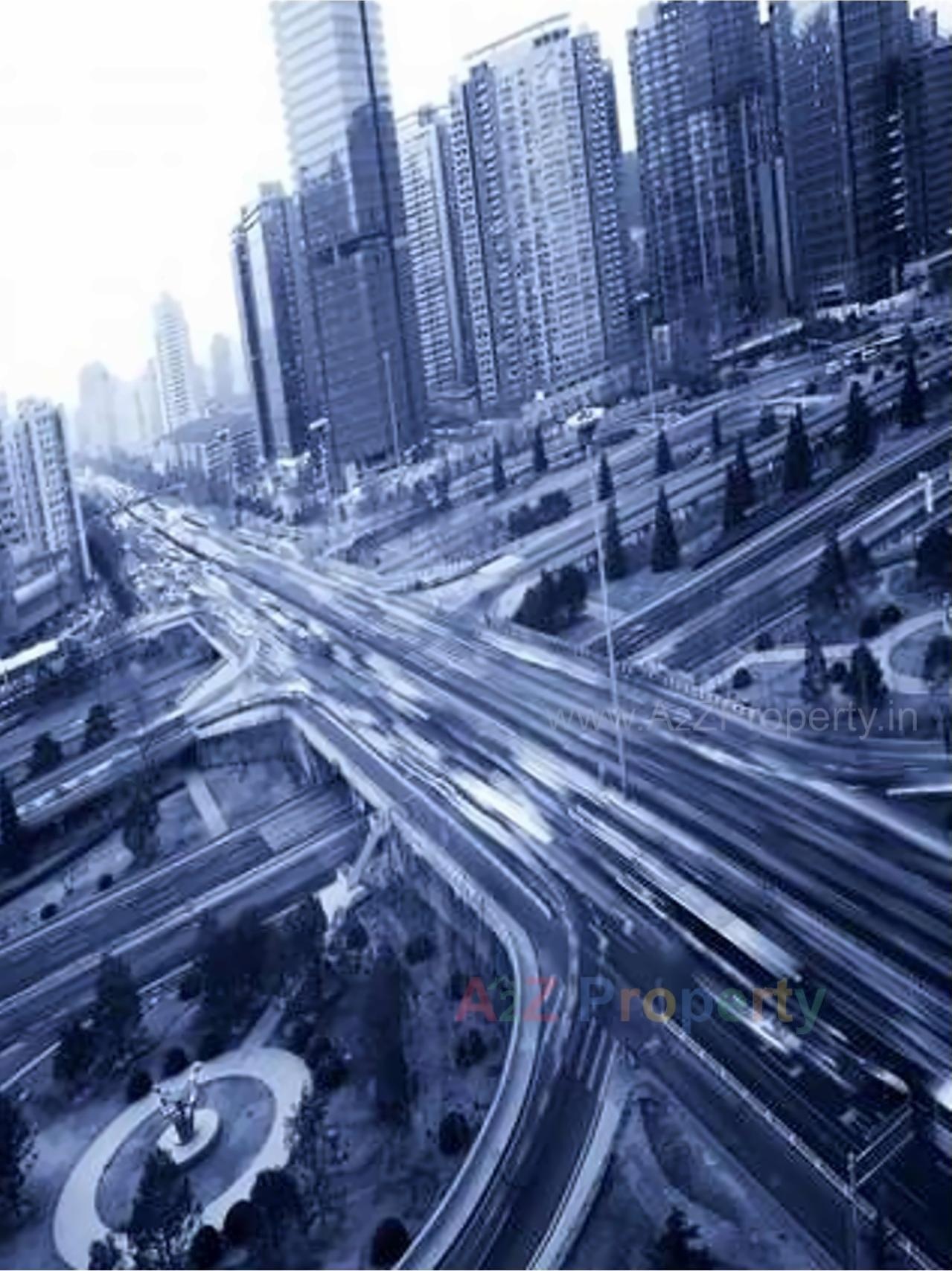 3D Elevation of real estate project Hubtown North Star located at Rajpur-hirpur, Ahmedabad, Gujarat