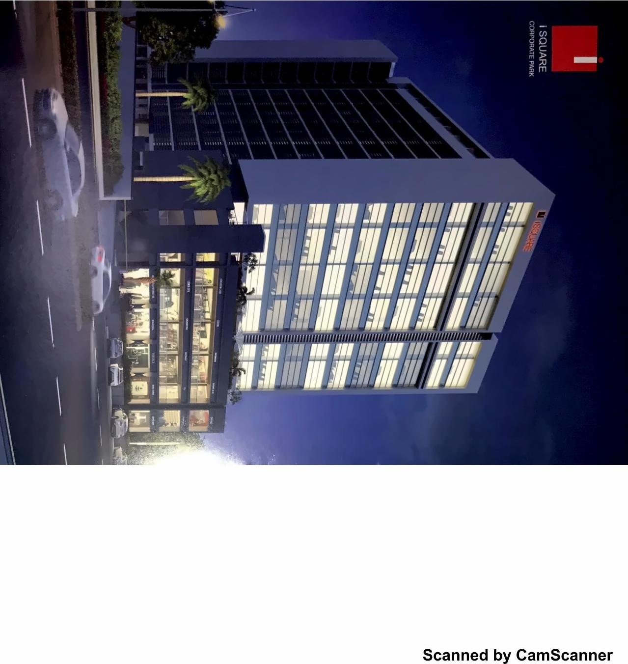 3D Elevation of real estate project I Square Corporate Park located at Sola, Ahmedabad, Gujarat