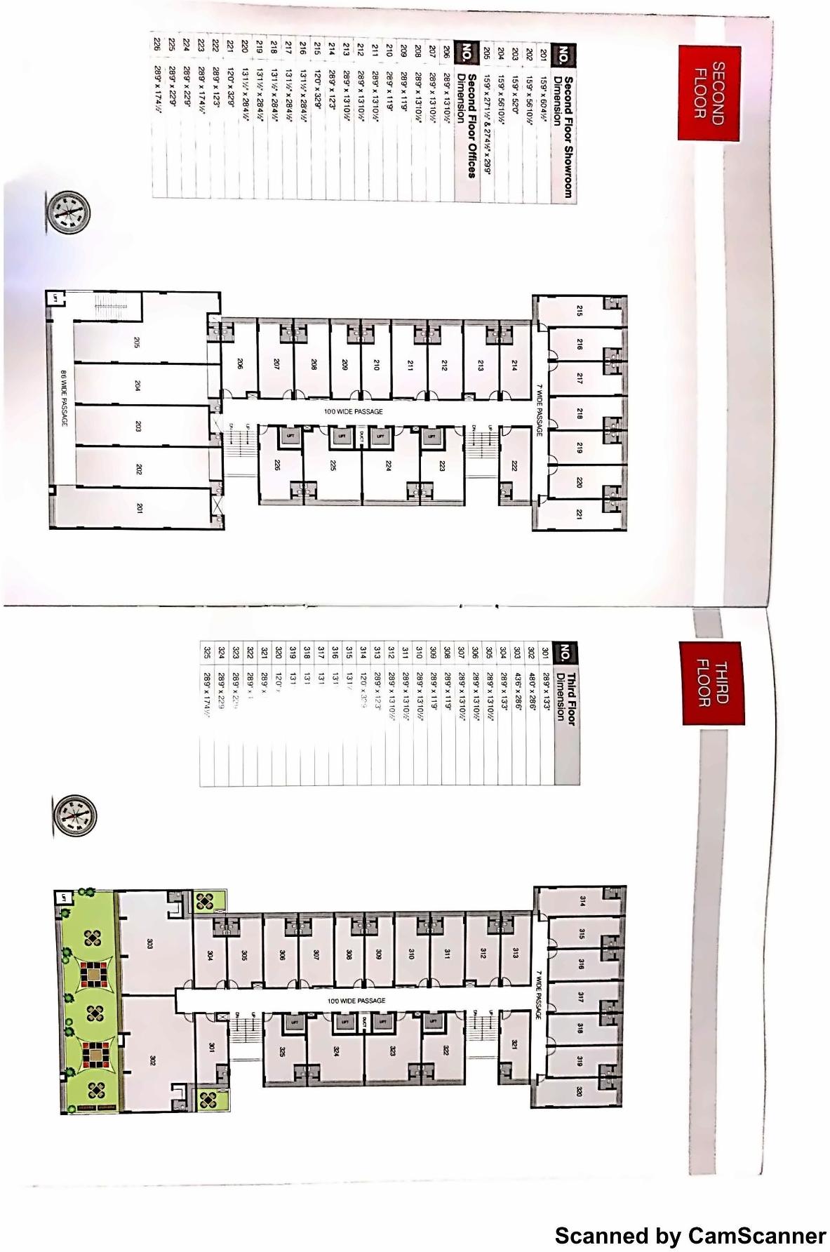 Layout of real estate project I Square Corporate Park located at Sola, Ahmedabad, Gujarat