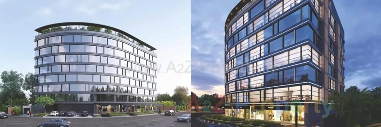 3D Elevation of real estate project I Theaddress located at Sola, Ahmedabad, Gujarat