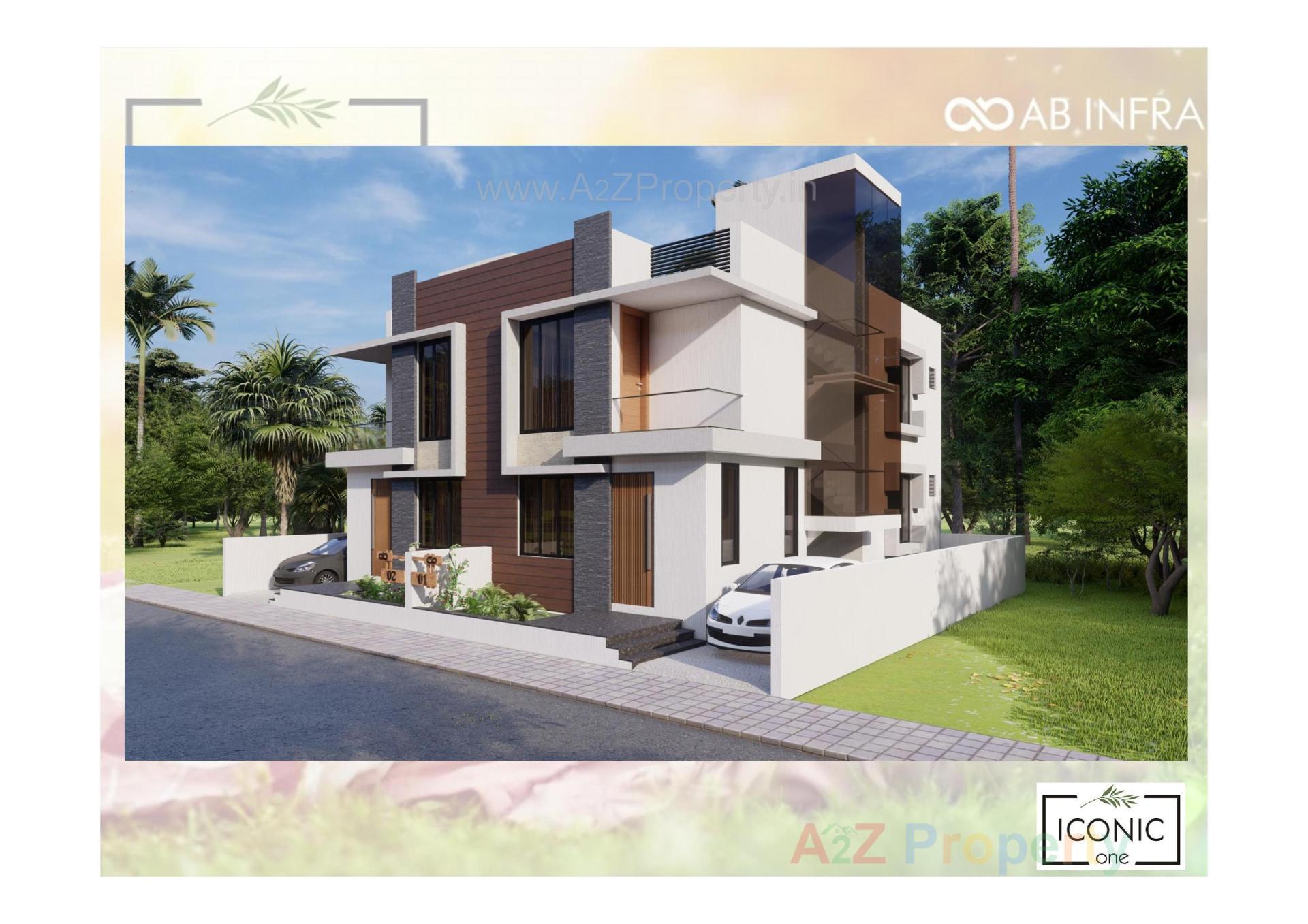 3D Elevation of real estate project Iconic One located at Viramgam, Ahmedabad, Gujarat