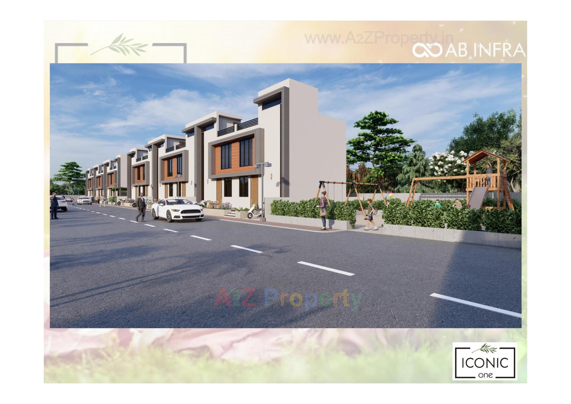 3D Elevation of real estate project Iconic One located at Viramgam, Ahmedabad, Gujarat