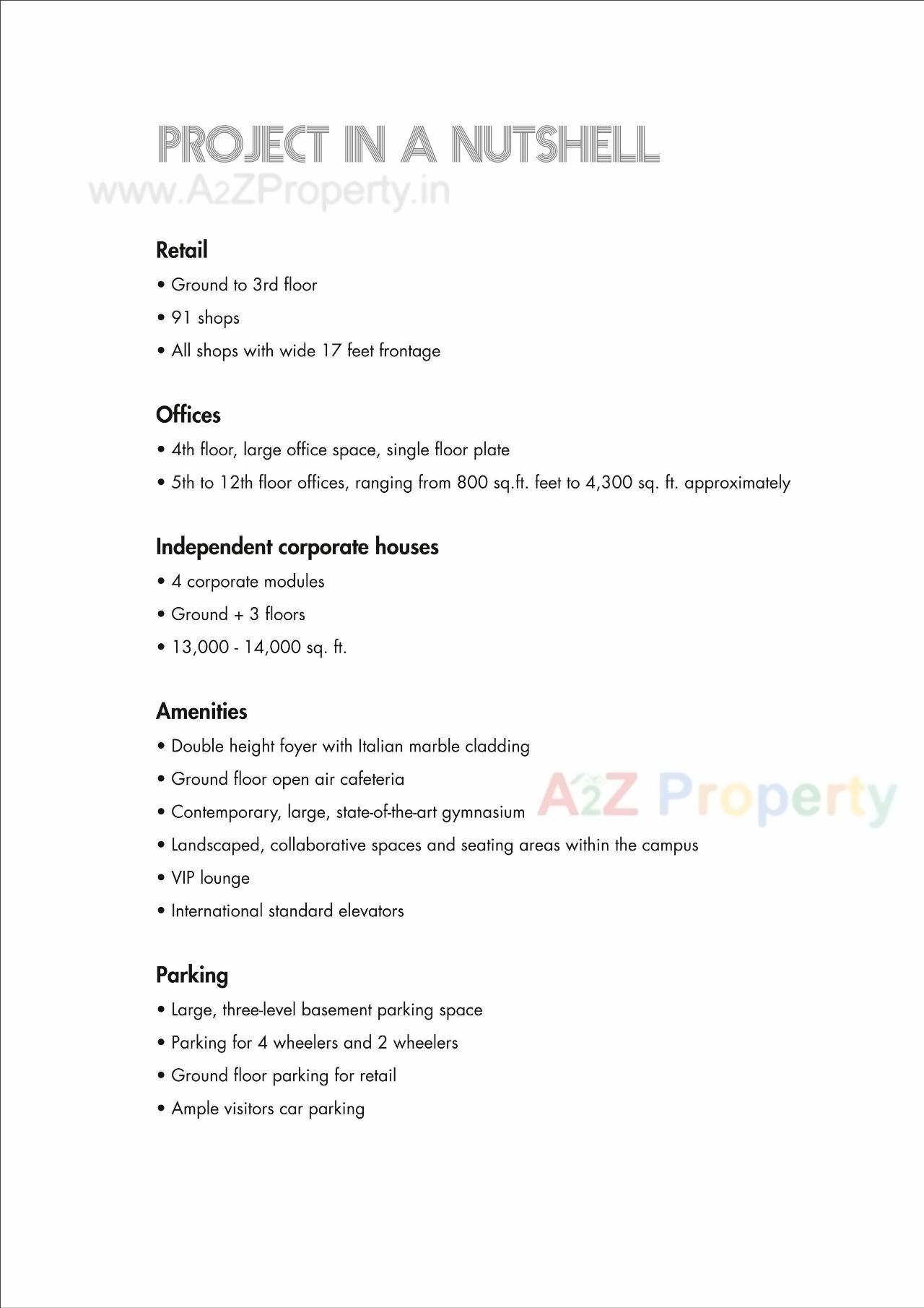 Project Specifications