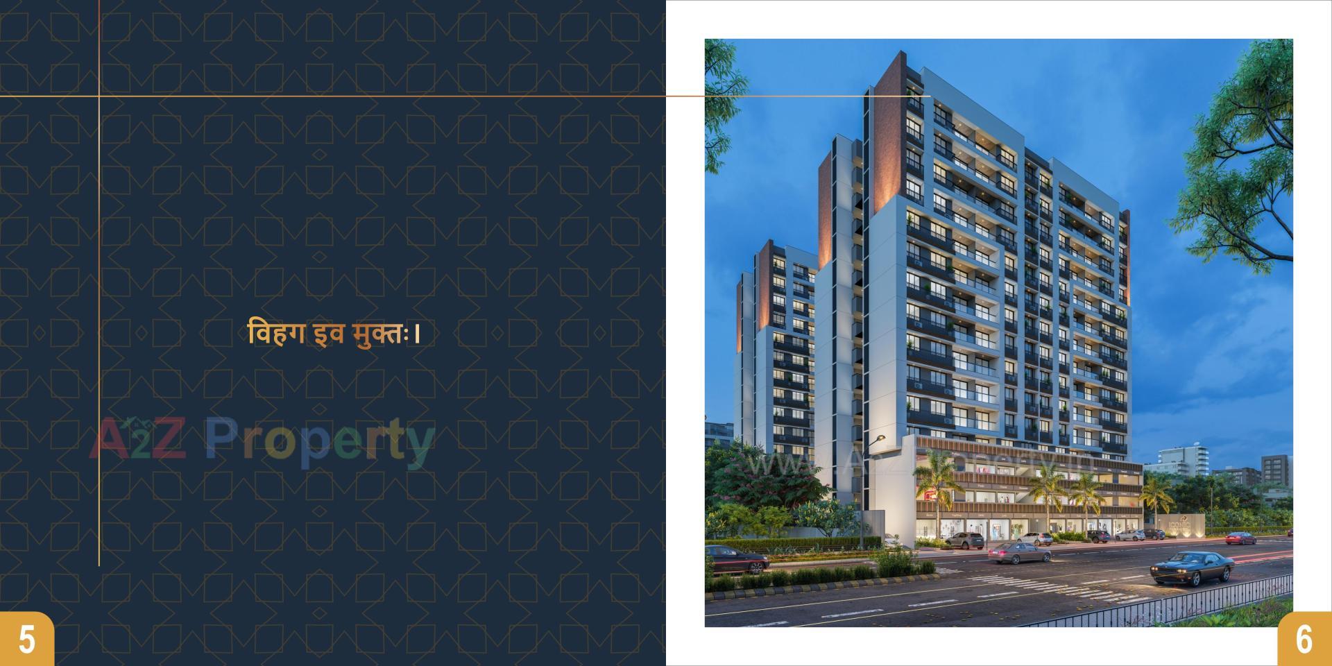 3D Elevation of real estate project Iconic Tower located at Nikol, Ahmedabad, Gujarat