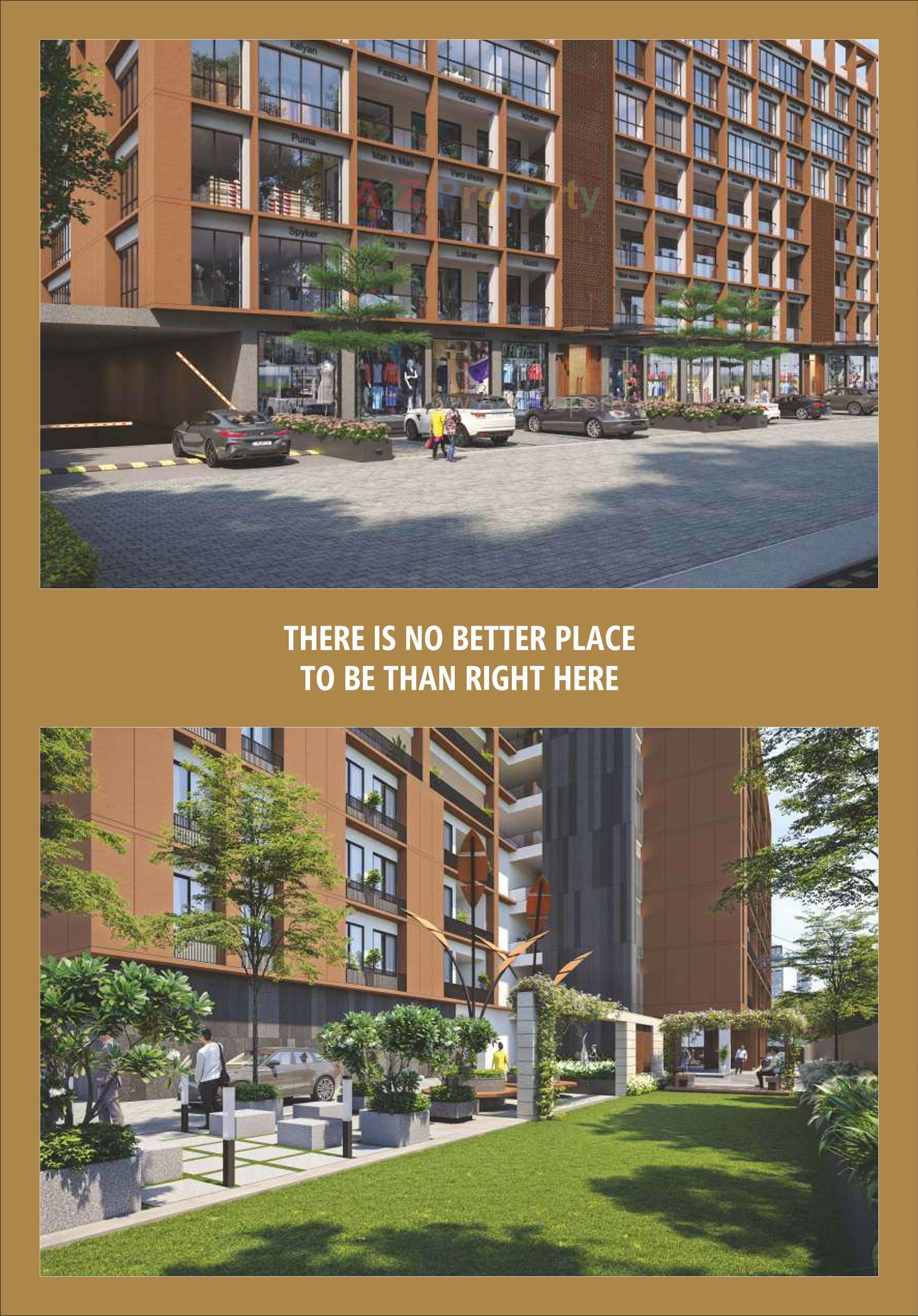 3D Elevation of real estate project Iconic located at Naroda, Ahmedabad, Gujarat