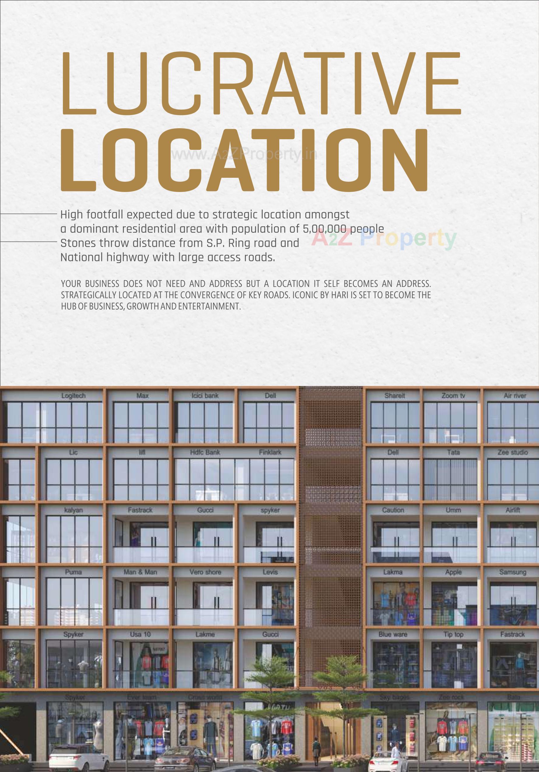 3D Elevation of real estate project Iconic located at Naroda, Ahmedabad, Gujarat