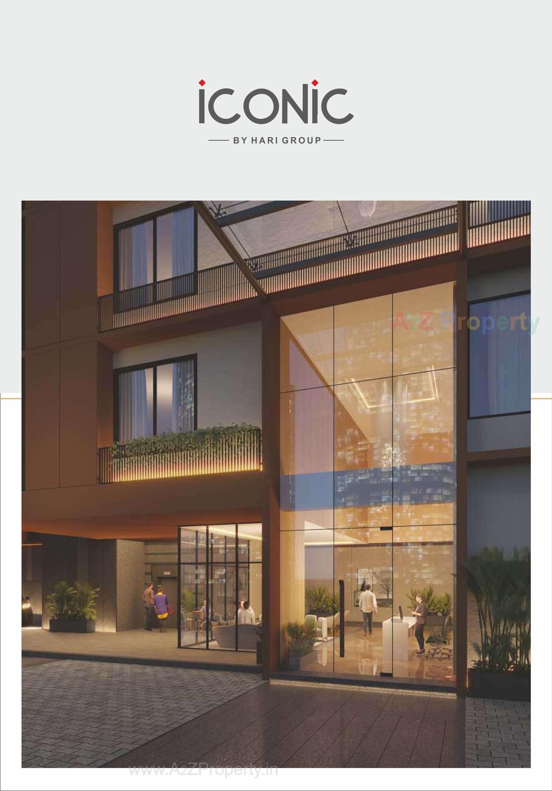 3D Elevation of real estate project Iconic located at Naroda, Ahmedabad, Gujarat