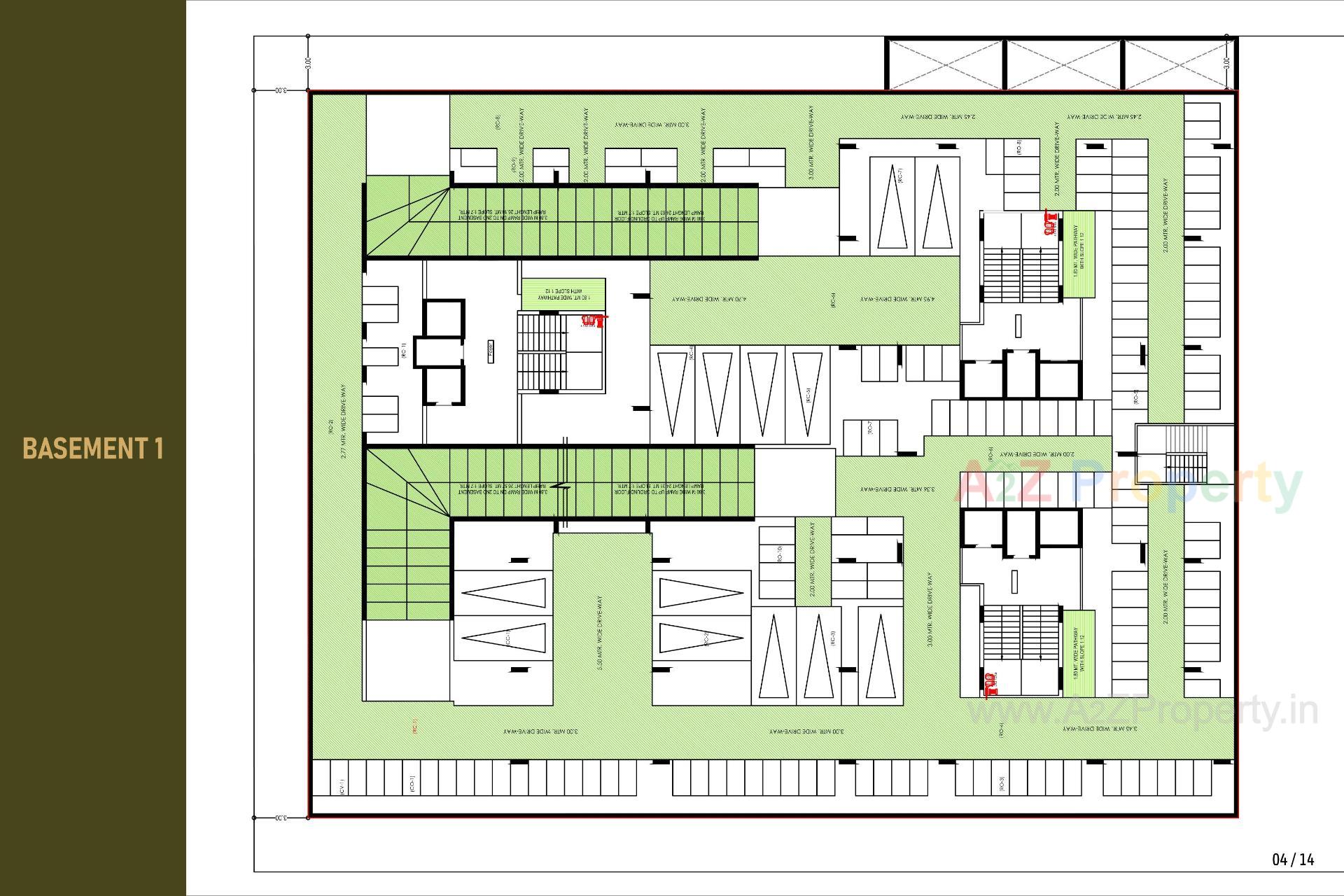 Layout of real estate project Ideal Imbert located at Chharodi, Ahmedabad, Gujarat