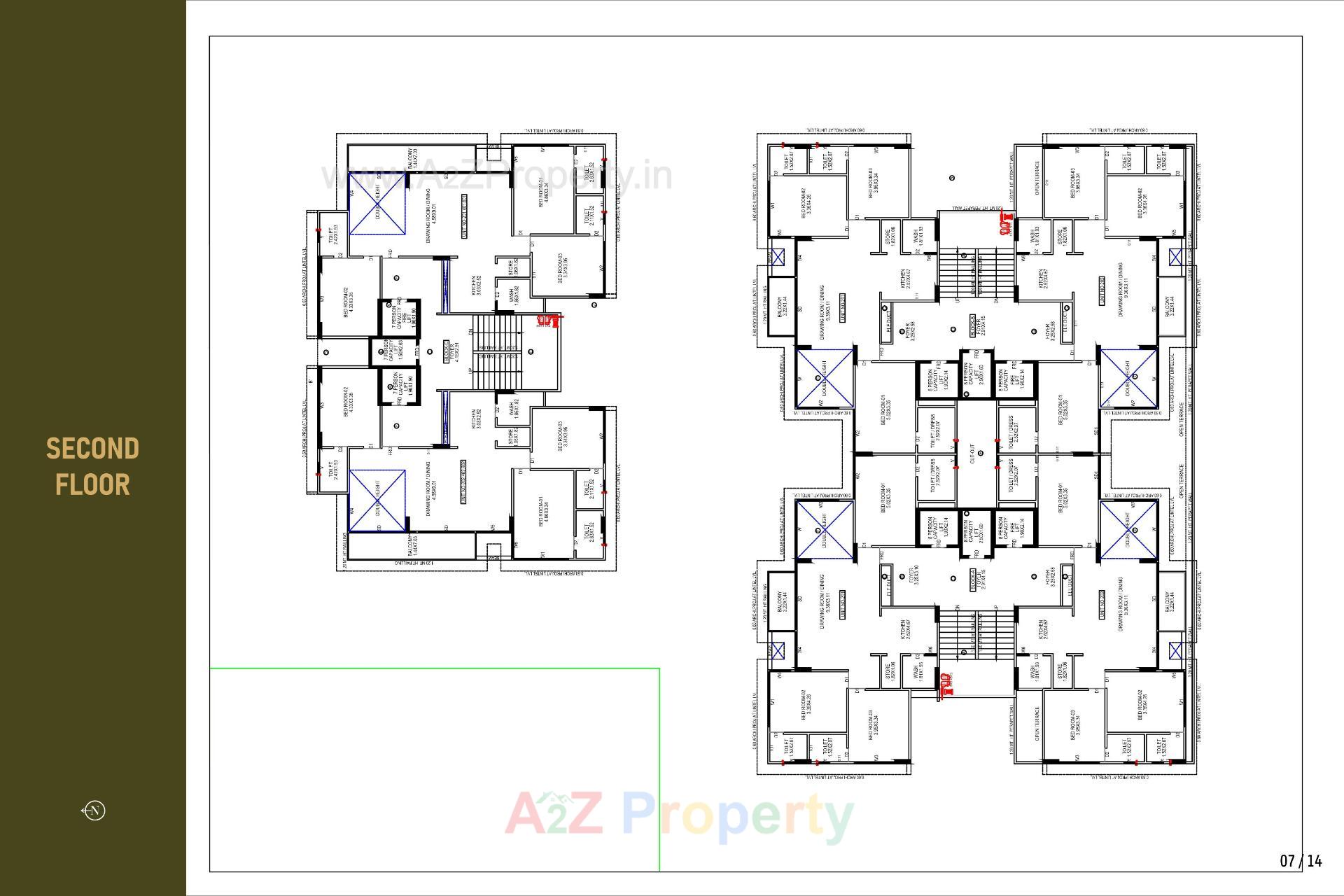 Layout of real estate project Ideal Imbert located at Chharodi, Ahmedabad, Gujarat