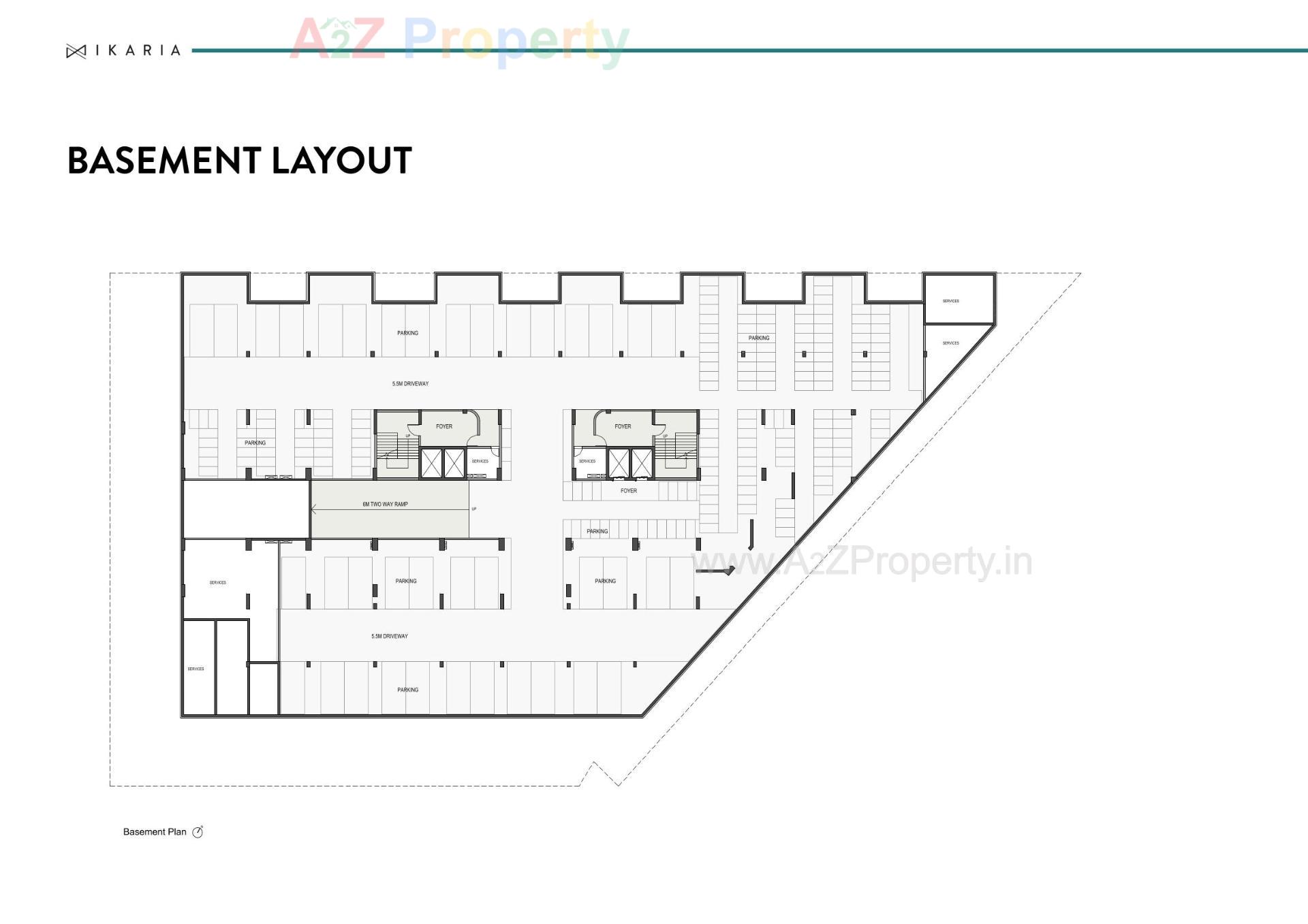 Layout of real estate project Ikaria located at Ahmedabad, Ahmedabad, Gujarat