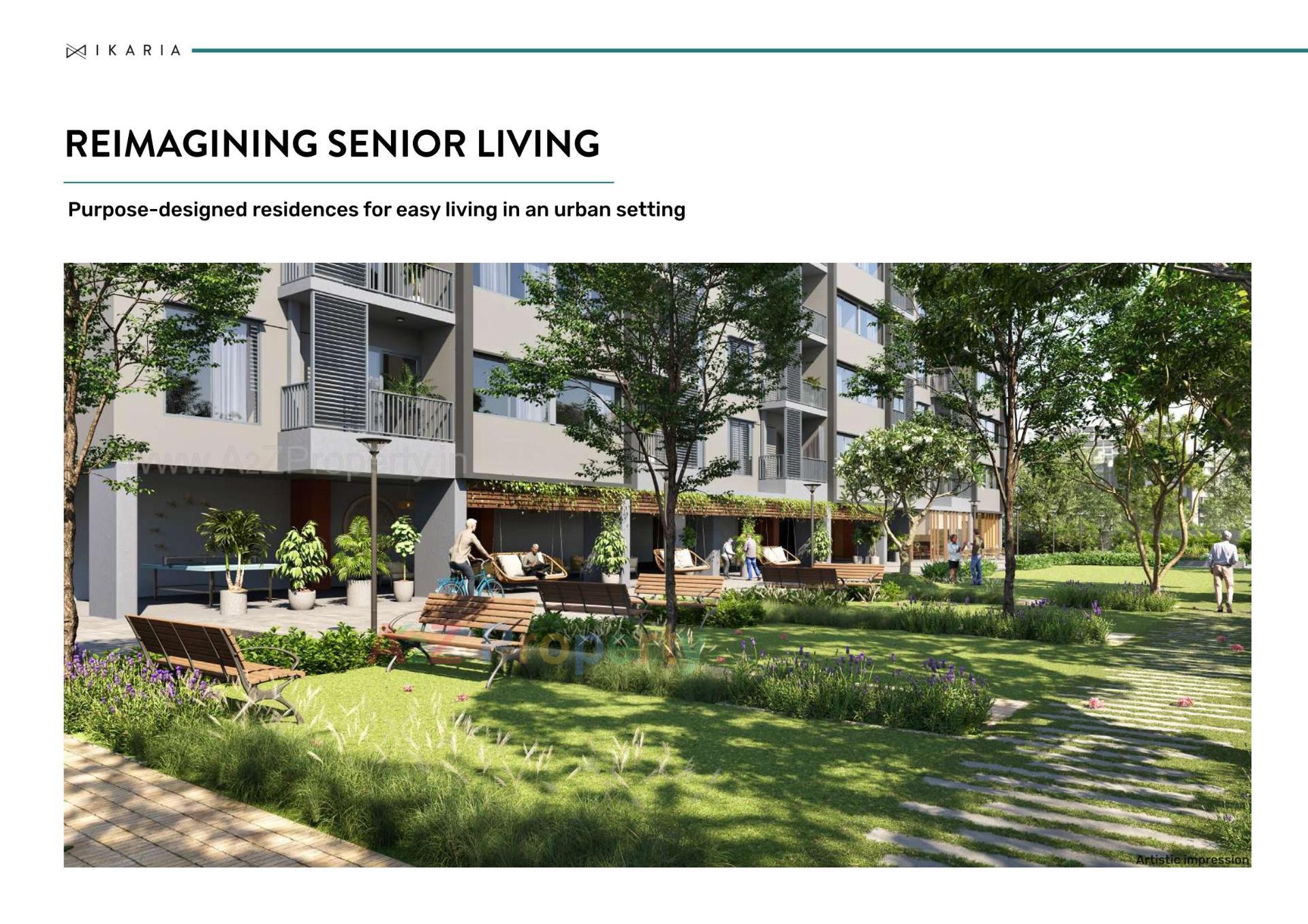 3D Elevation of real estate project Ikaria located at Ahmedabad, Ahmedabad, Gujarat