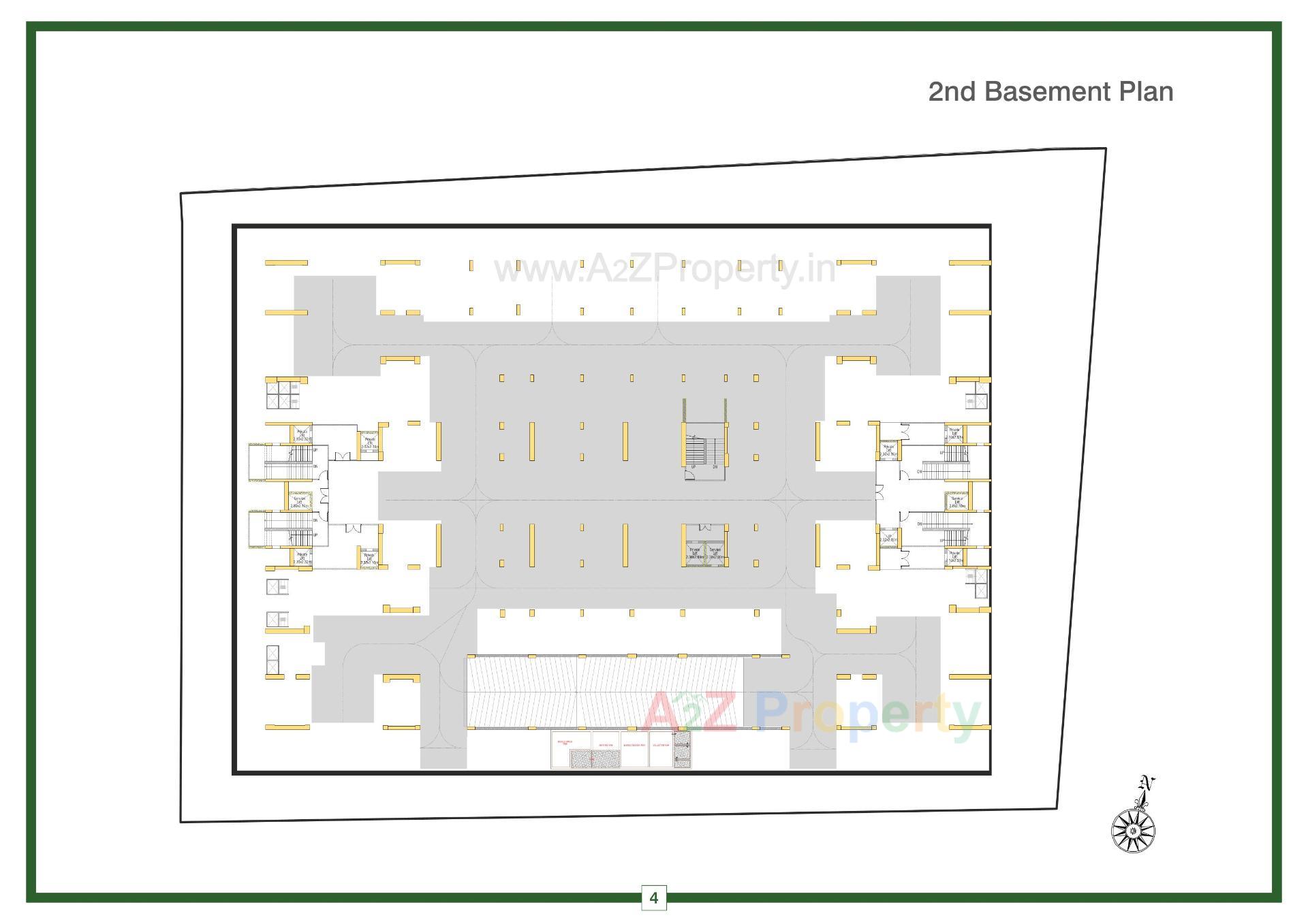 Layout of real estate project Ikebana located at Bodakdev, Ahmedabad, Gujarat