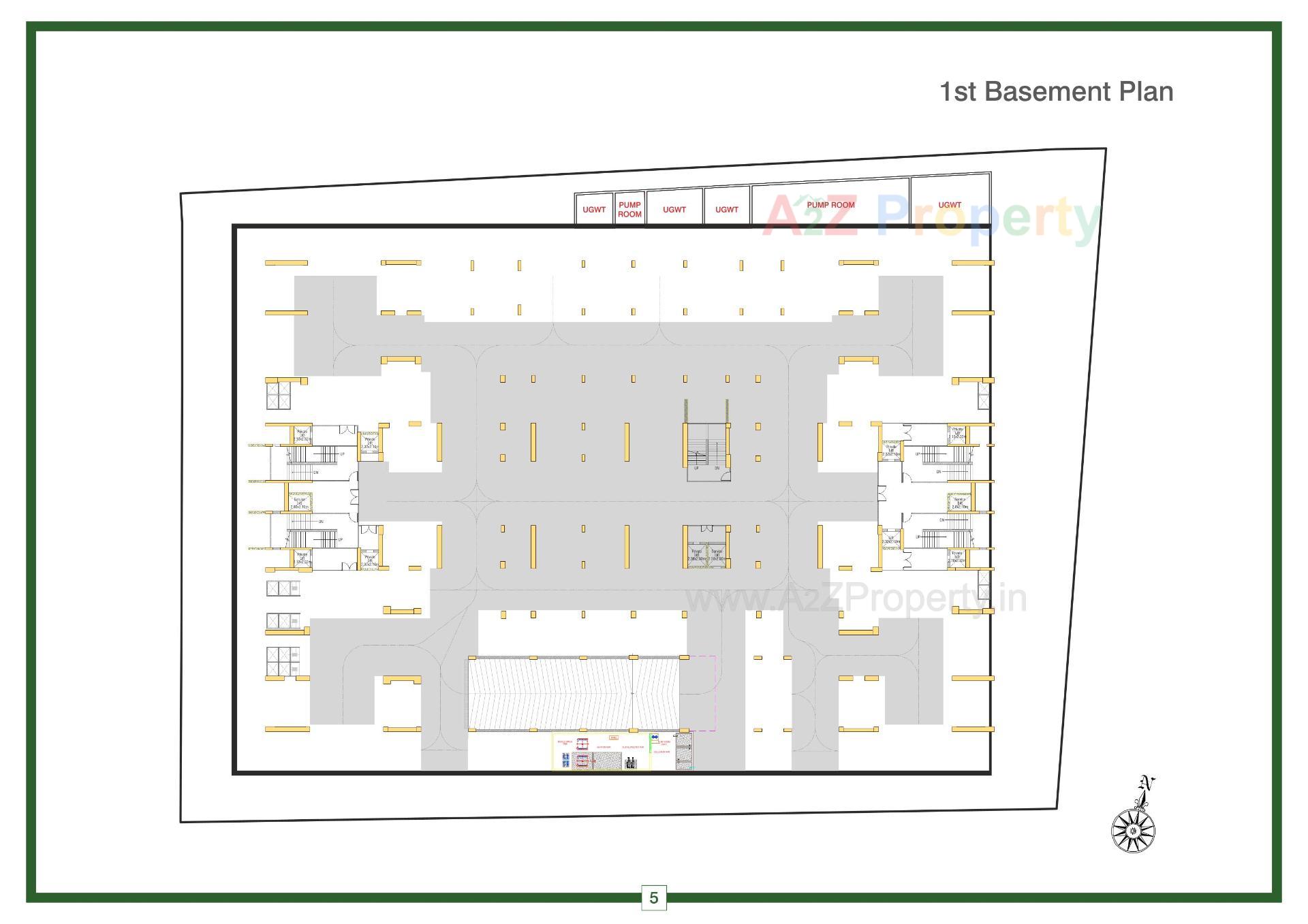 Layout of real estate project Ikebana located at Bodakdev, Ahmedabad, Gujarat