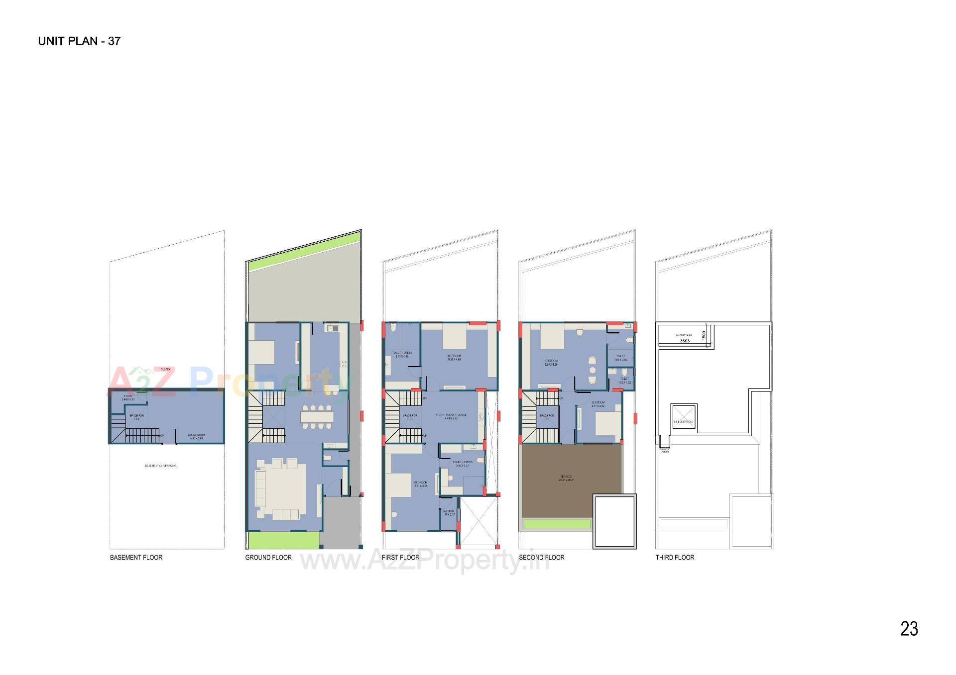 Layout of real estate project Imperial Mansion located at Nikol, Ahmedabad, Gujarat