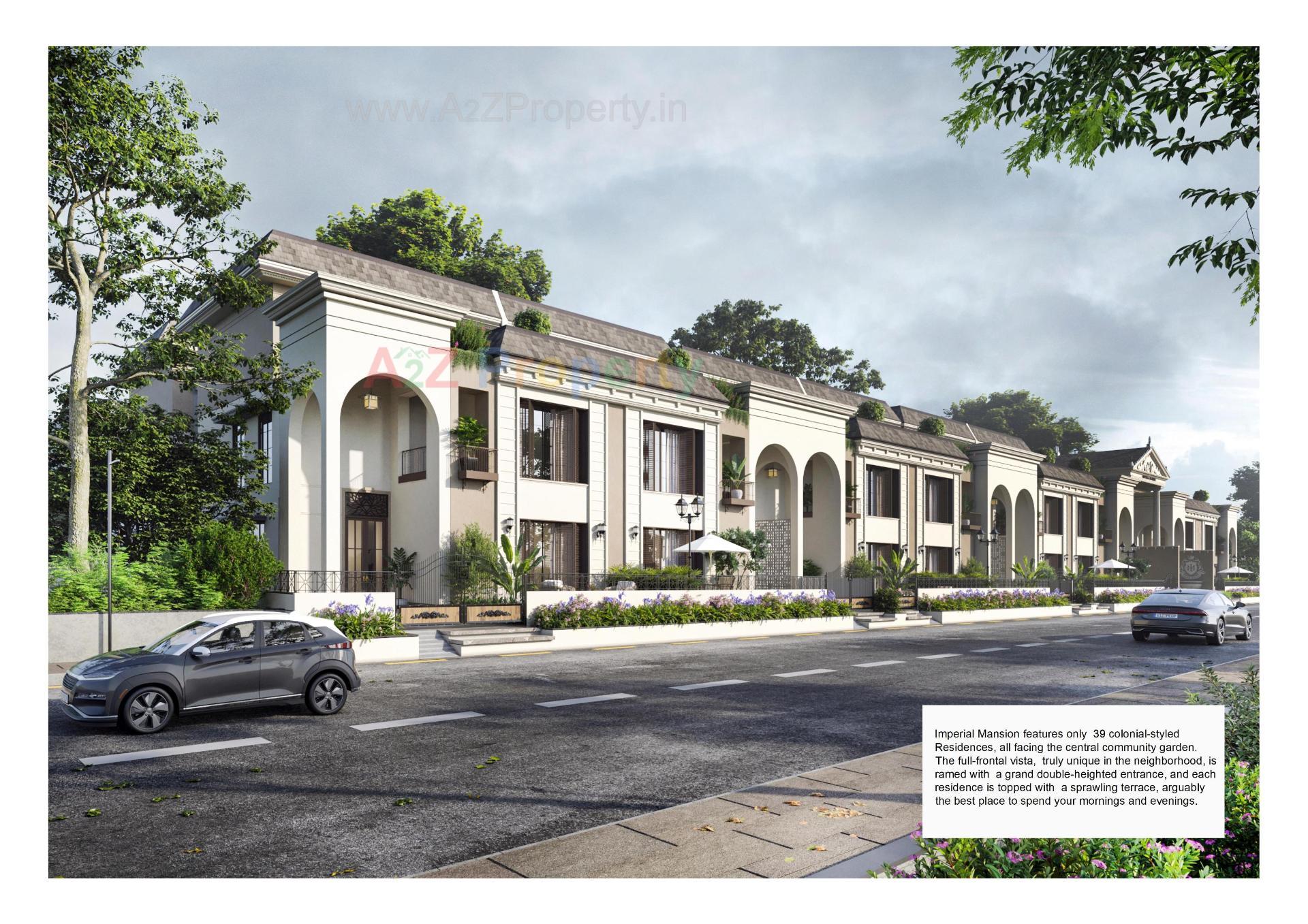 3D Elevation of real estate project Imperial Mansion located at Nikol, Ahmedabad, Gujarat