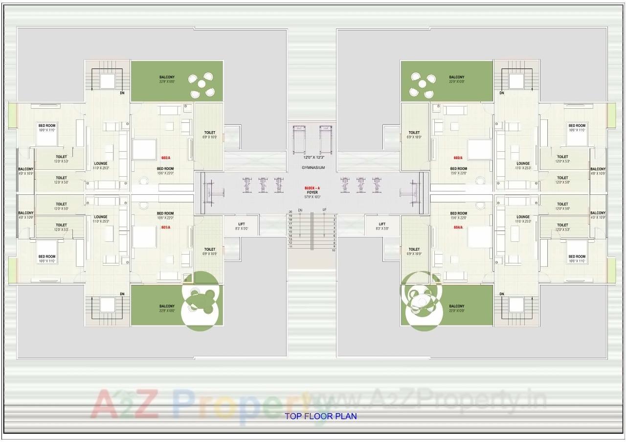 Layout of real estate project Imperial Skyz located at Nikol, Ahmedabad, Gujarat