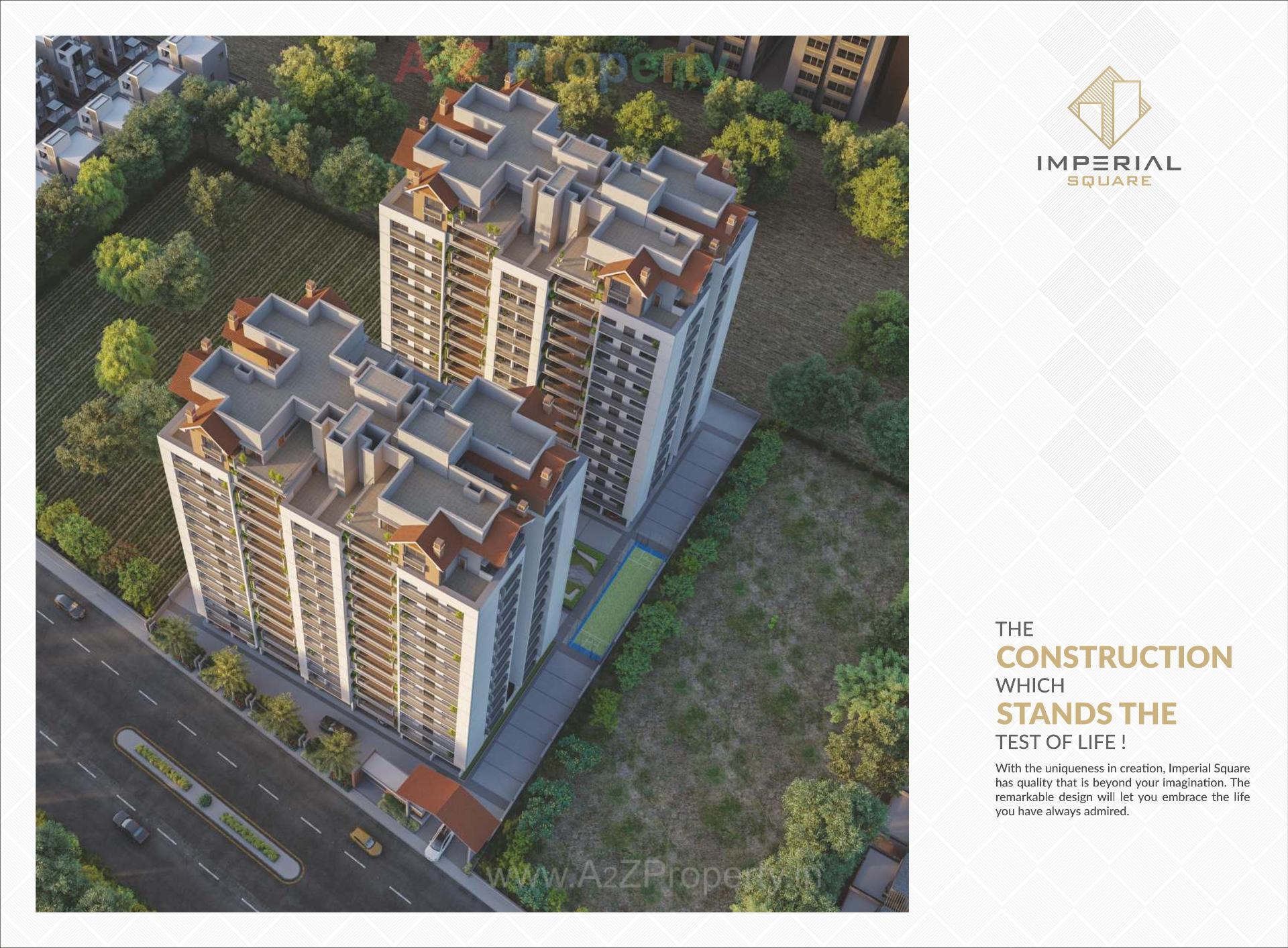 3D Elevation of real estate project Imperial Square located at Kathwada, Ahmedabad, Gujarat