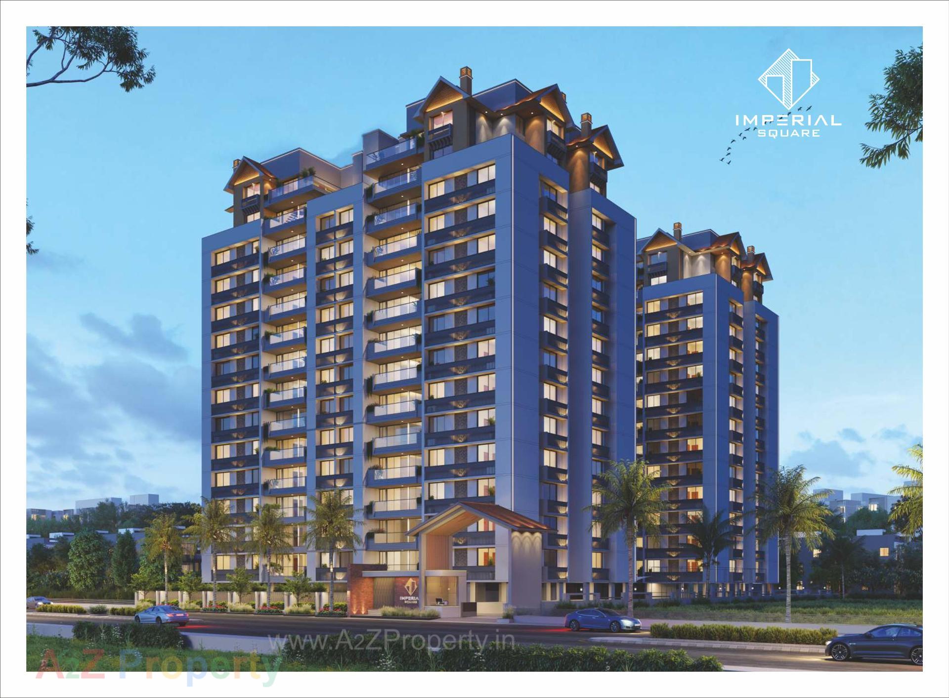 3D Elevation of real estate project Imperial Square located at Kathwada, Ahmedabad, Gujarat