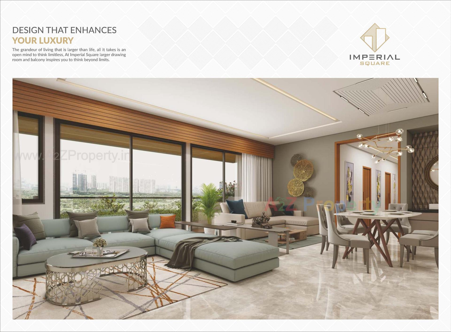 3D Elevation of real estate project Imperial Square located at Kathwada, Ahmedabad, Gujarat