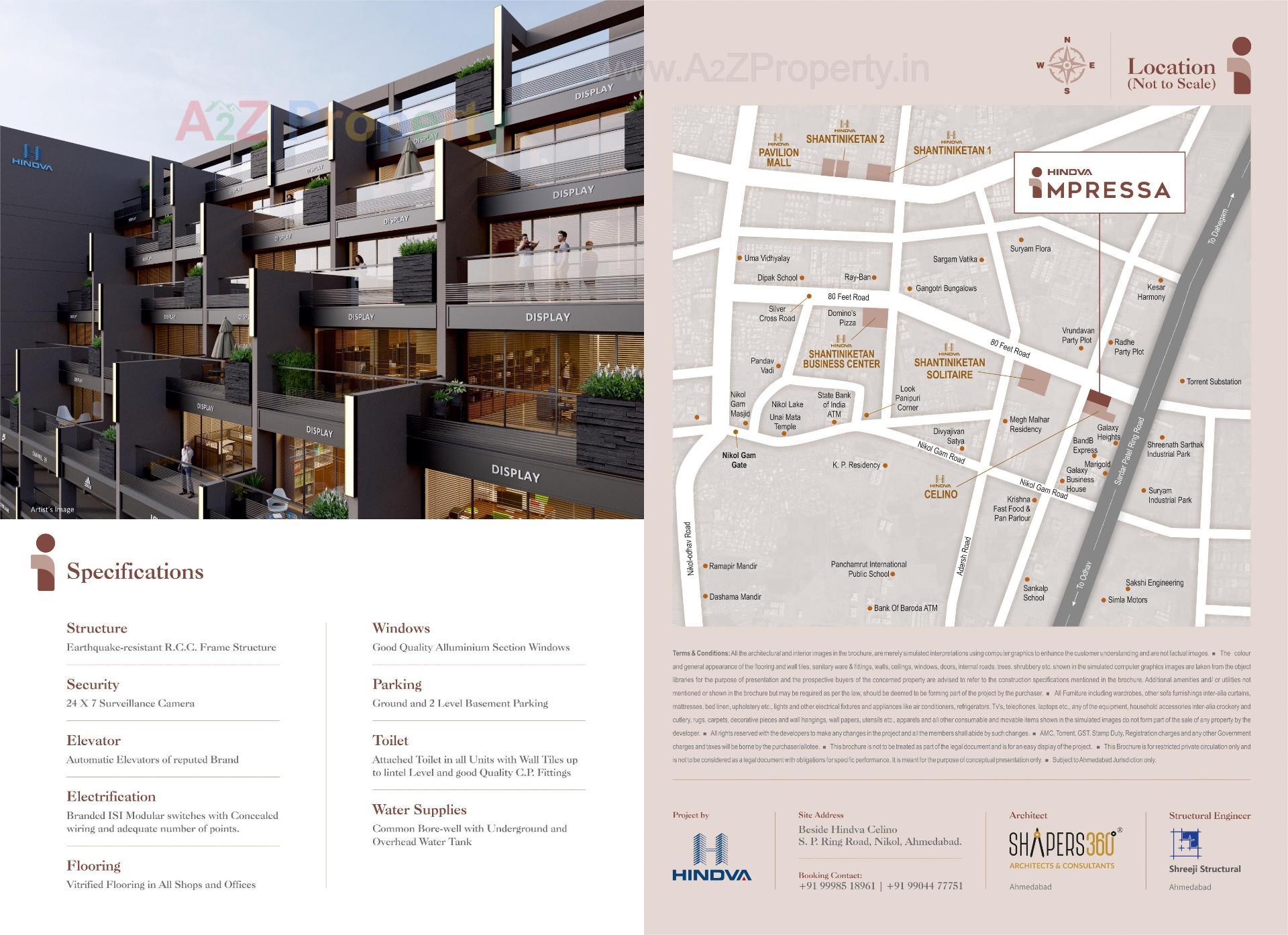  of real estate project Impressa located at Nikol, Ahmedabad, Gujarat