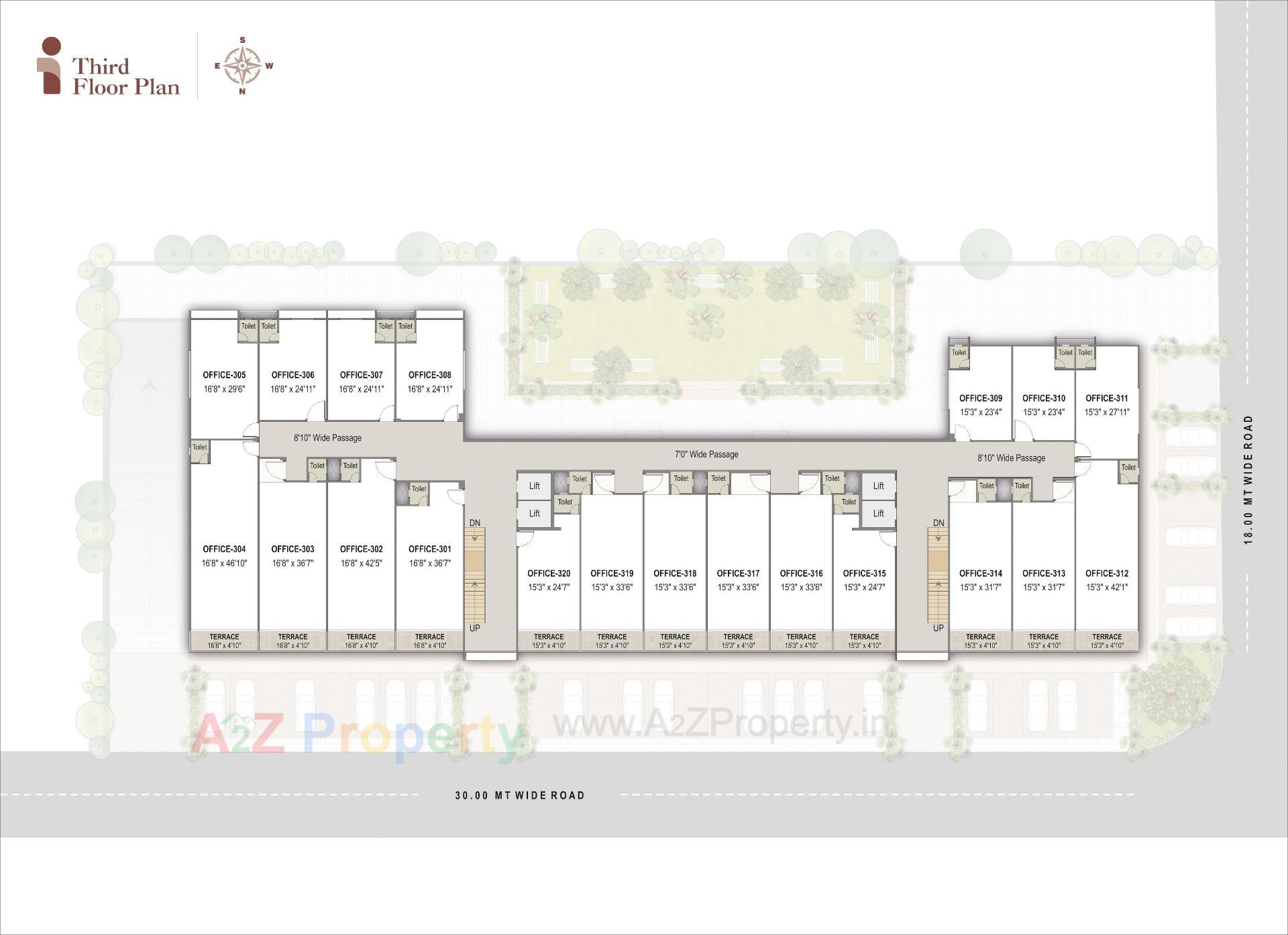 Layout of real estate project Impressa located at Nikol, Ahmedabad, Gujarat