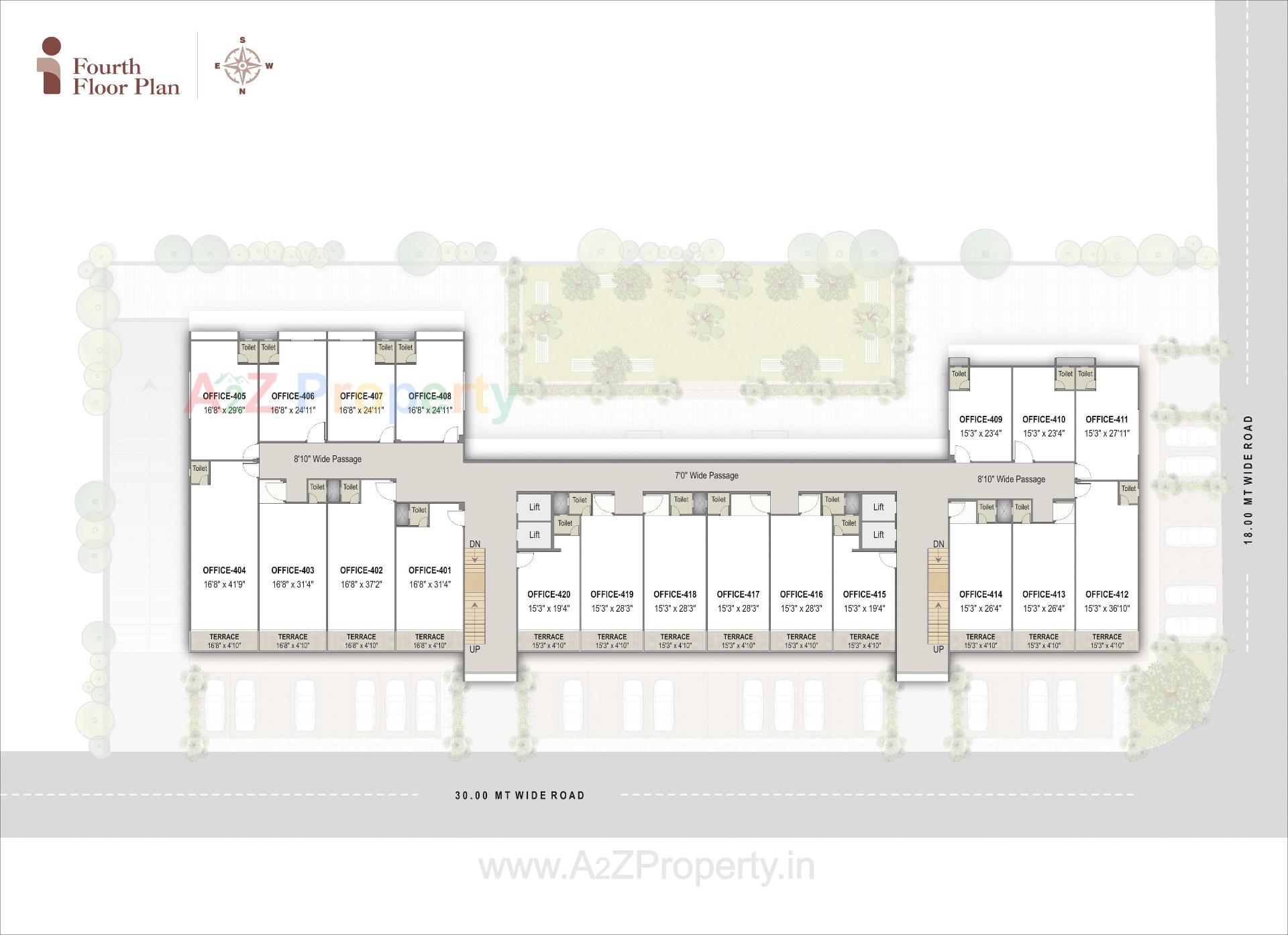 Layout of real estate project Impressa located at Nikol, Ahmedabad, Gujarat