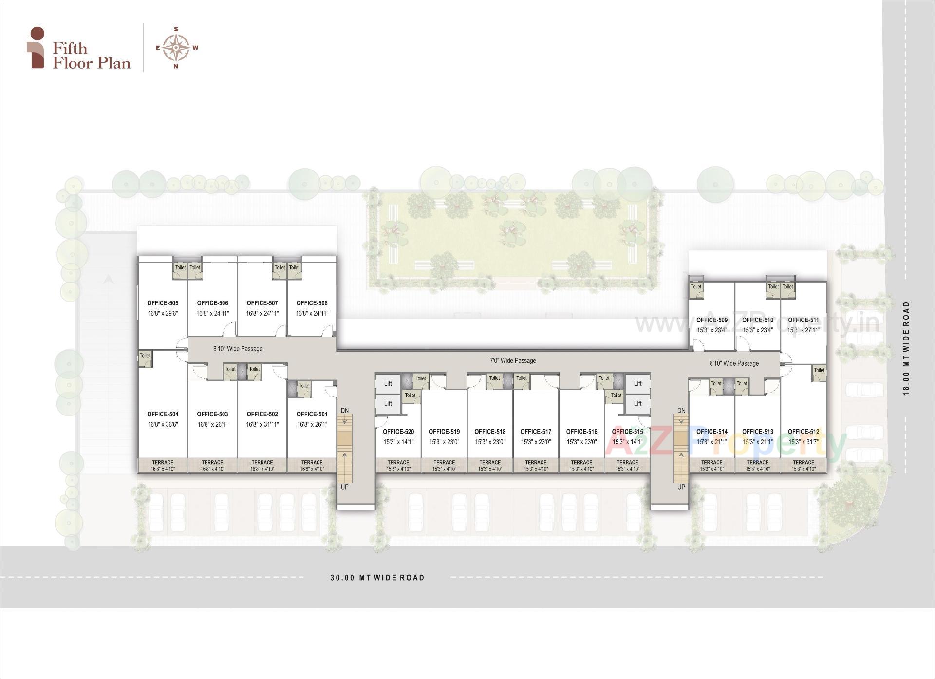 Layout of real estate project Impressa located at Nikol, Ahmedabad, Gujarat