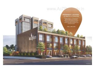 Elevation of real estate project Inceptum located at Makarba, Ahmedabad, Gujarat