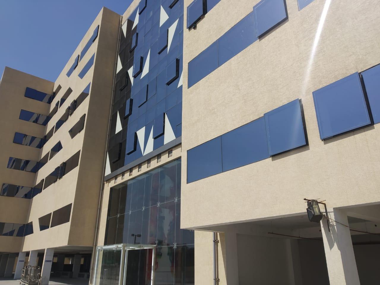 107100_const of real estate project Indraprasth Business Park located at Makarba, Ahmedabad, Gujarat