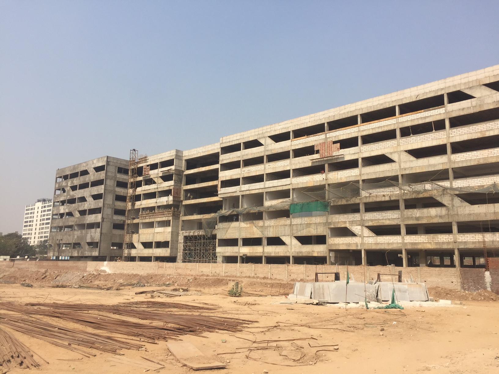 66_const of real estate project Indraprasth Business Park located at Makarba, Ahmedabad, Gujarat