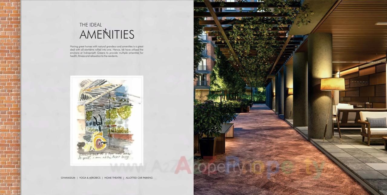 3D Elevation of real estate project Indraprasth Greens located at Vejalpur, Ahmedabad, Gujarat