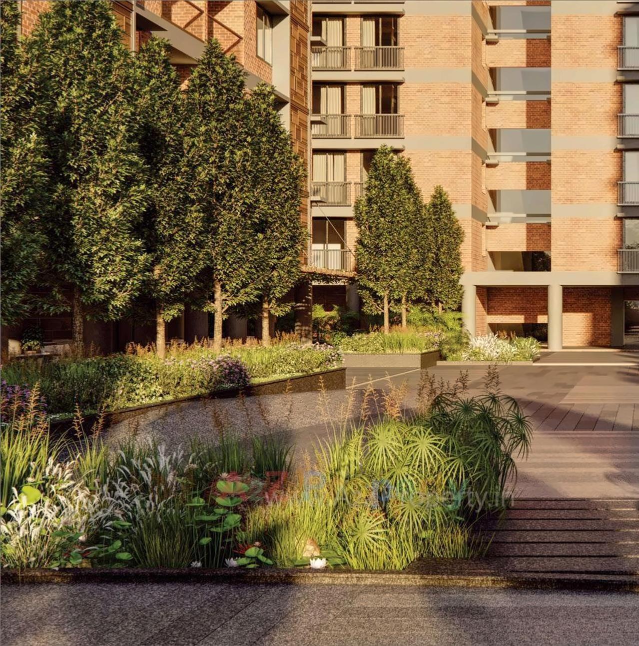 3D Elevation of real estate project Indraprasth Greens located at Vejalpur, Ahmedabad, Gujarat