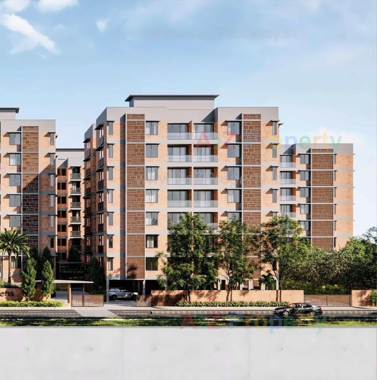 3D Elevation of real estate project Indraprasth Greens located at Vejalpur, Ahmedabad, Gujarat