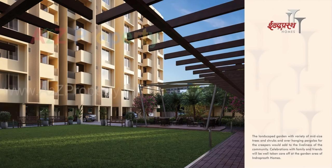 3D Elevation of real estate project Indraprasth Homes located at Makarba, Ahmedabad, Gujarat